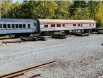 Passenger coaches in the yard at Jim Thorp, PA